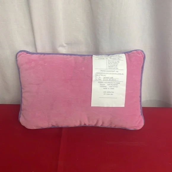 Decorative Girls Pillow 8x12 - Picture 2 of 3